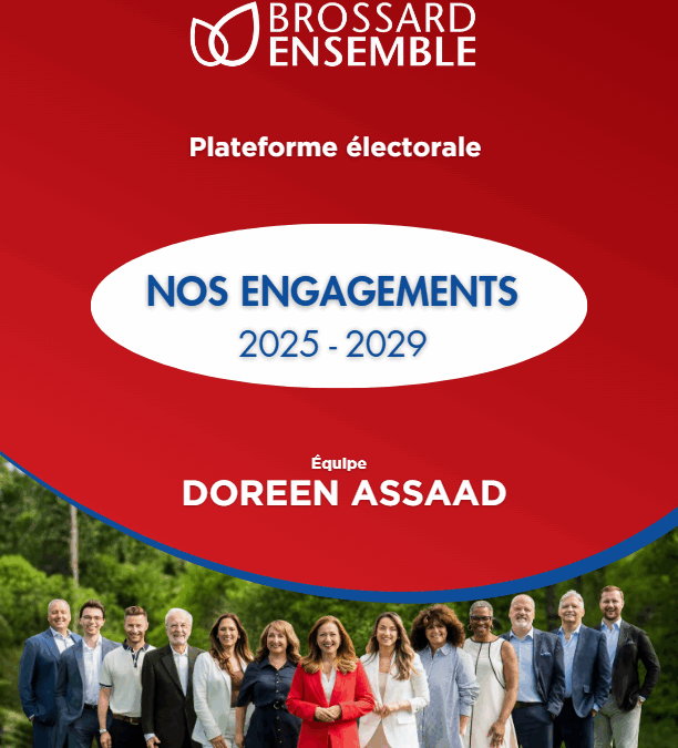 Plateforme électorale 2025 de Brossard Ensemble